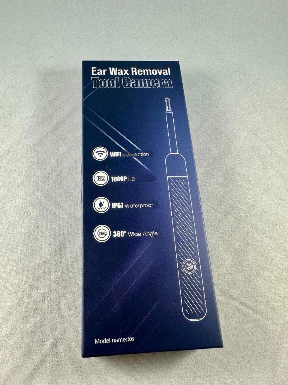 New In Box X6 WiFi Ear Wax Removal Camera 1080P Otoscope Tool
